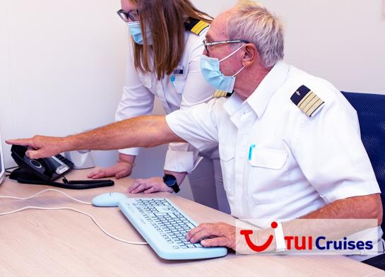 Tui Cruises with hygienic keyboards and mice 